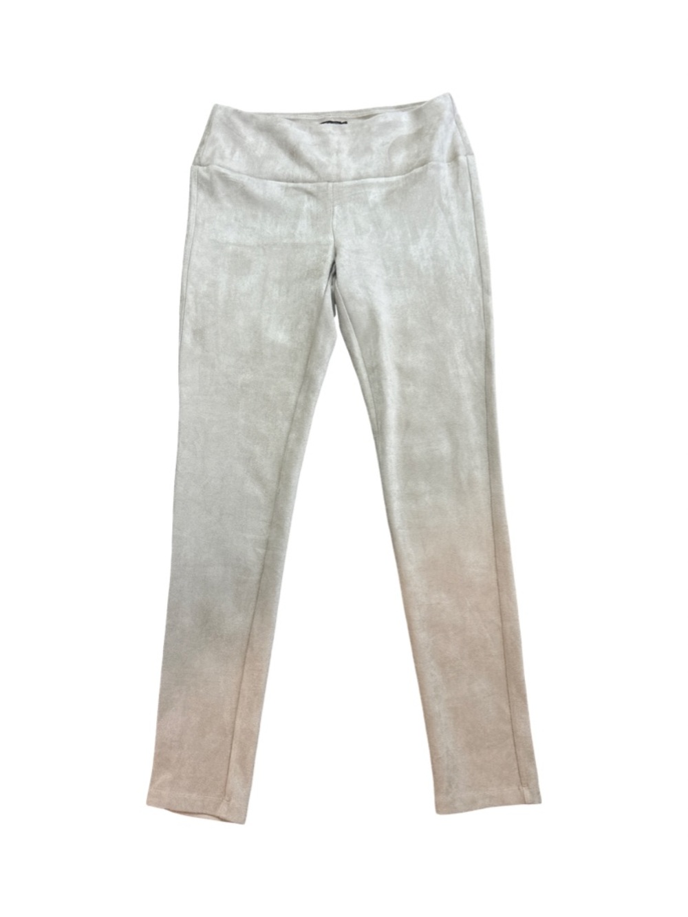 J.McLaughlin Women's M Taupe Faux Suede Pull-On High Rise Leggings Pants
